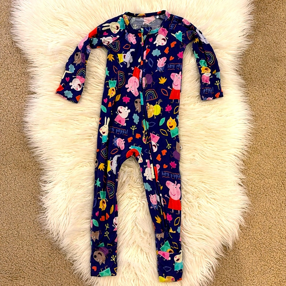 Peppa Pig Bums and Roses convertible romper